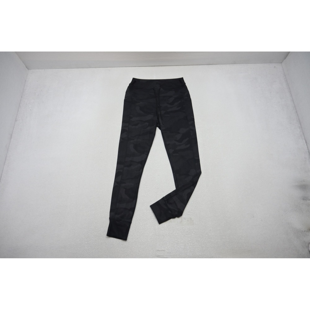 Spyder Joggers Womens Medium Black Camo High Rise Athletic Pockets Excellent